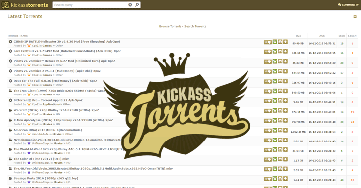 Kickass Proxy, Alternative Mirror Site to Unblock KAT