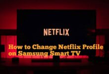 Change Netflix Profile on Samsung Smart TV