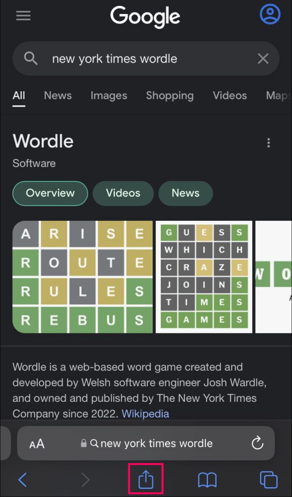 Download Wordle On iOS Devices